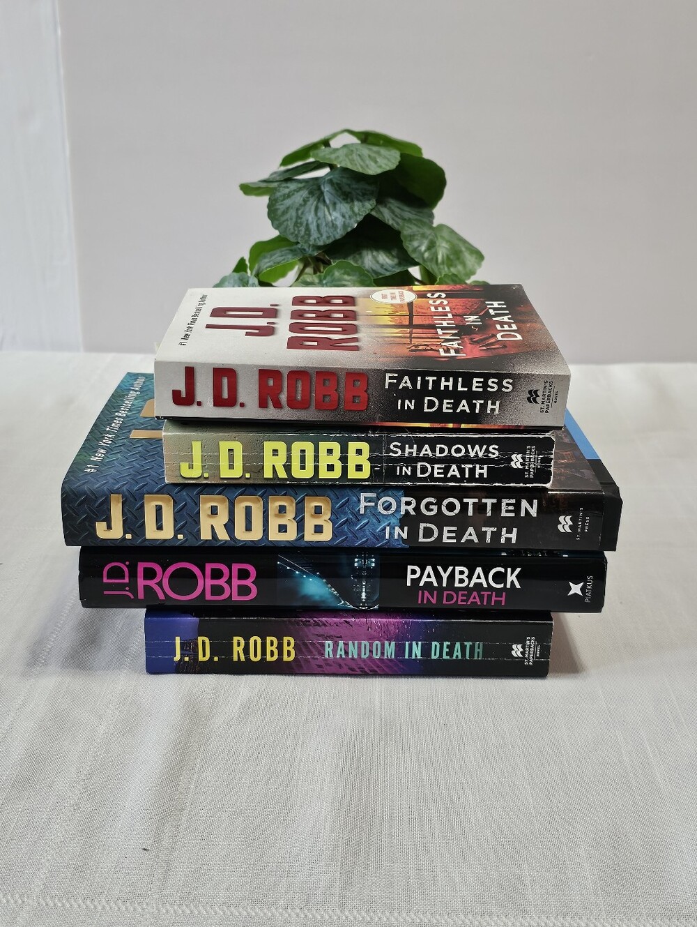 Set Of 5 J.D. Robb Paperback Books